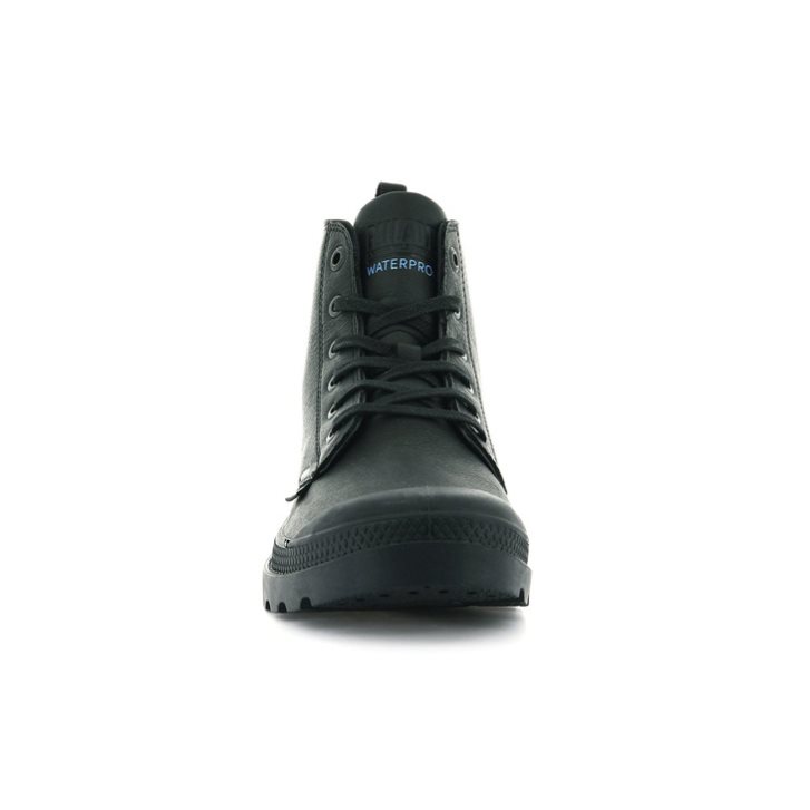 Palladium Pampa Hi Ess Leather WP+ Laarzen Heren Zwart | NL 69CXEMH